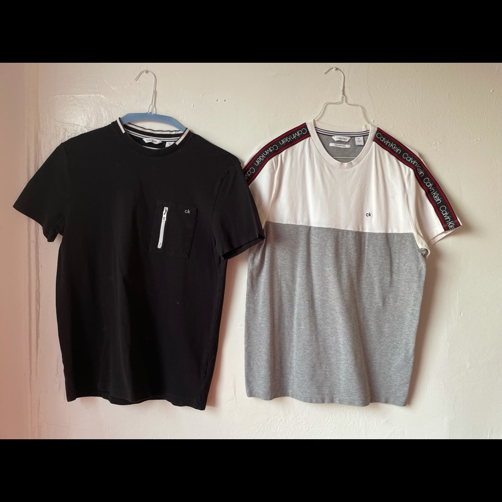 Assorted designer/name brand T-shirts Sizes (s-m)